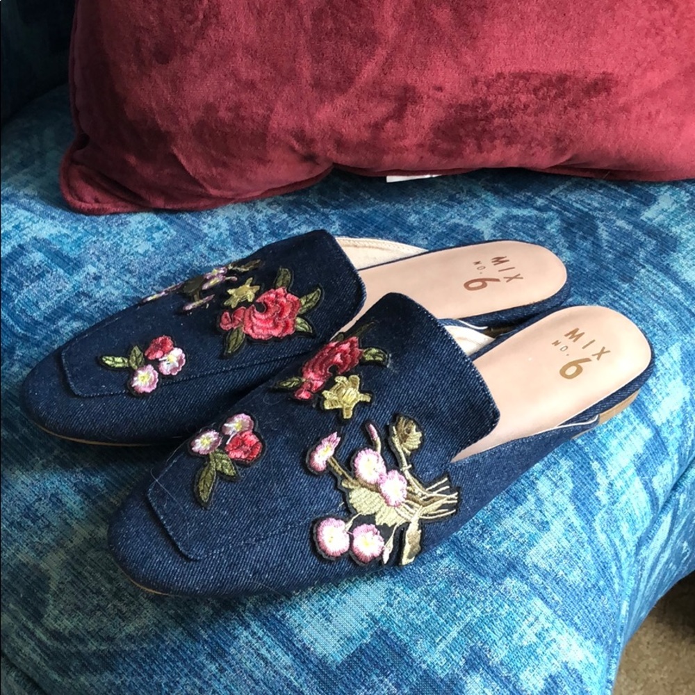 Mix No. 6 Alexcina Denim Mule
